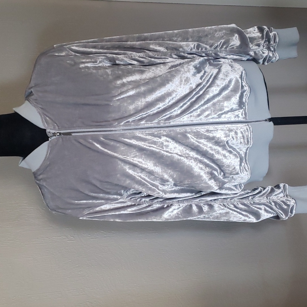 Cruel Girl shimmering zip up jacket